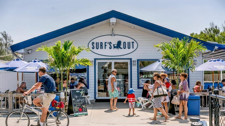 Surf's Out restaurant in Kismet on Fire Island.