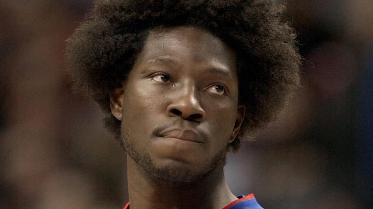 Pistons forward Ben Wallace is shown prior to a game...