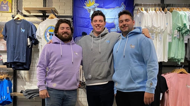 College friends launch GOAT USA clothing line at Roosevelt Field mall -  Newsday