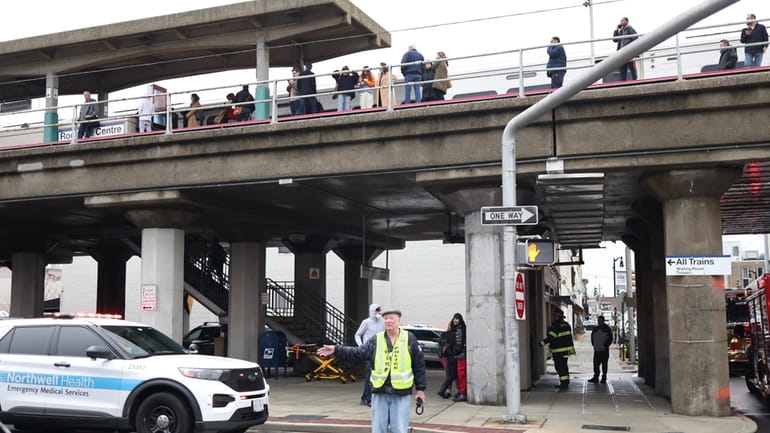 A man was struck by LIRR train in Rockville Centre...