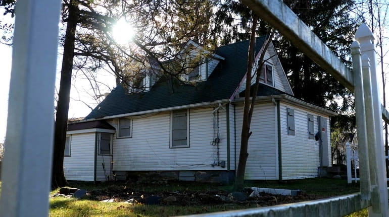 An abandoned house in Central Islip shown on Thursday, Dec....