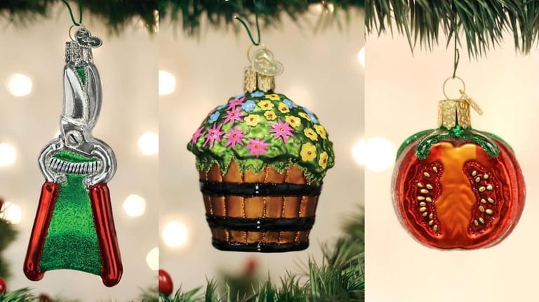 Blown-glass Christmas ornaments at 
oldworldchristmas.com.
