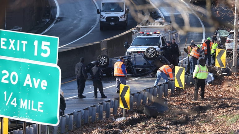The scene of a fatal Jan. 1 crash on the...