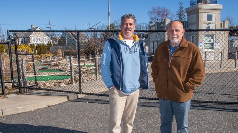 Brad Rosen, owner of a miniature golf course on Depot Road...