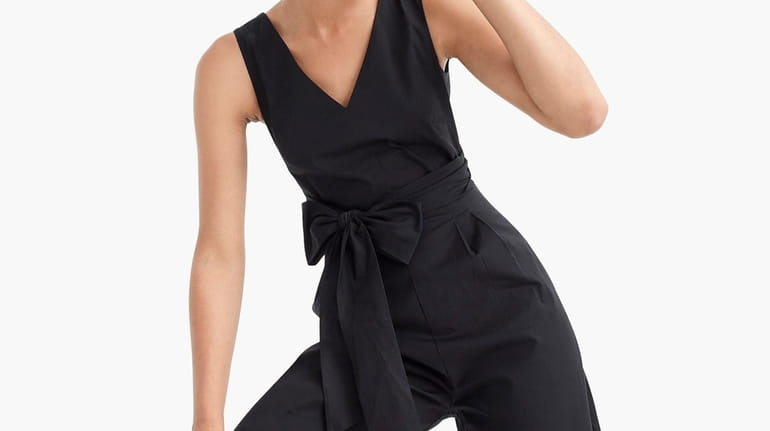 This slightly stretchy jumpsuit is a wear-anywhere wardrobe piece and...