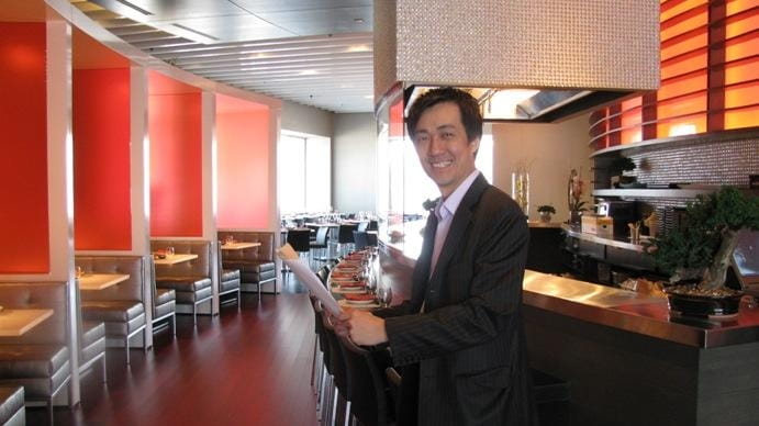 Jack Chang, general manager at Two Steak & Sushi Den...