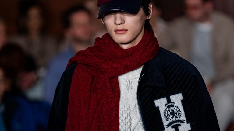 The Tommy Hilfiger collection is modeled during Fashion Week, Friday,...