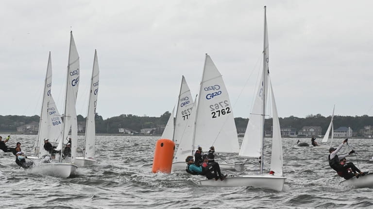 The regatta race at the Sayville Yacht Club in Blue Point...