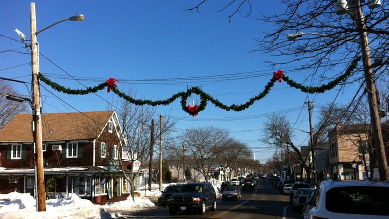 Main Street in Center Moriches. (Dec. 30, 2010)