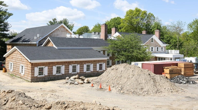 Construction continues at the site of the historic Maine Maid...
