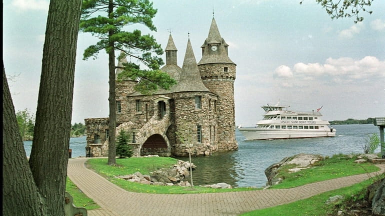 The power house of Boldt Castle is seen on Heart...