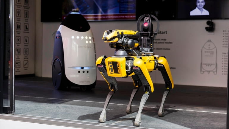 NYPD unveils new to drive down crime: Digidog, robots speed-darts - Newsday