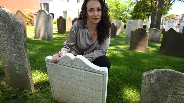Amy Vacchio's research of burial plots at Hempstead's historic St. George's...