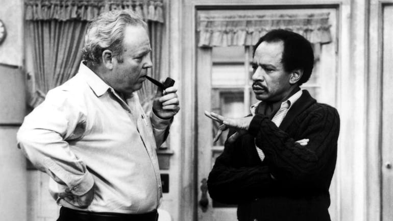 Carroll O'Connor, left, and Sherman Hemsle on "All in the...