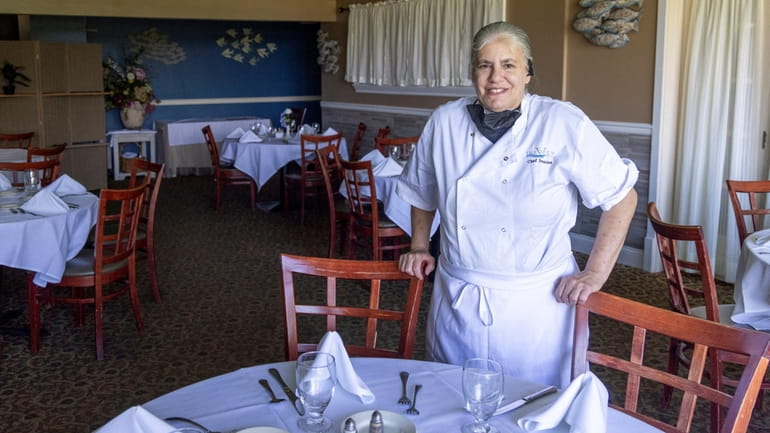 Jeanine DiMenna, chef for The View Grill at Glen Cove...