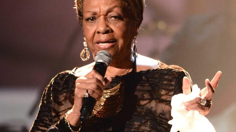 Cissy Houston performs onstage during the 2012 BET Awards at...