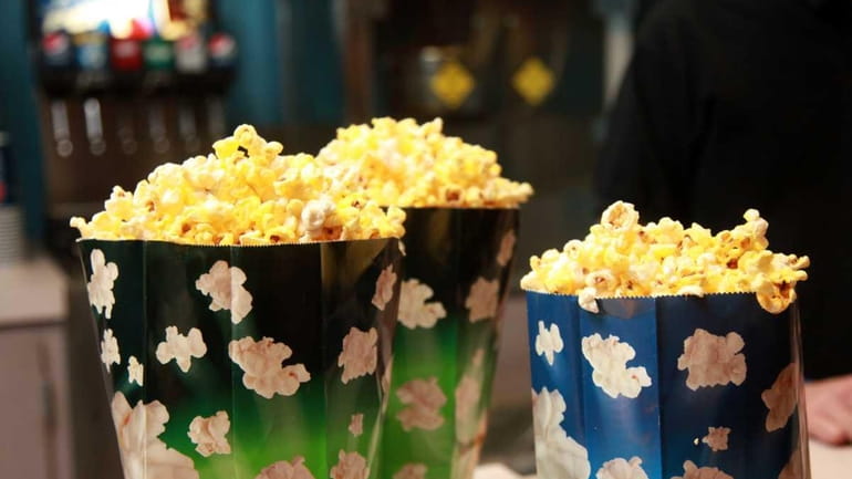 Popcorn is still very popular at the Malverne Cinema 4...