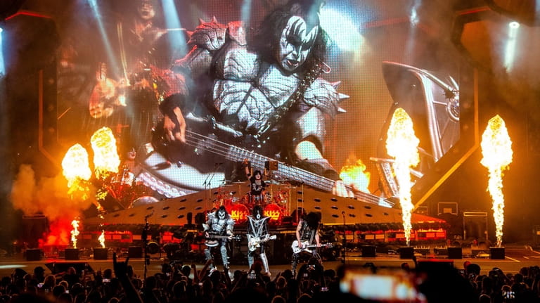 Gene Simmons, from left, Eric Singer, Paul Stanley and Tommy...