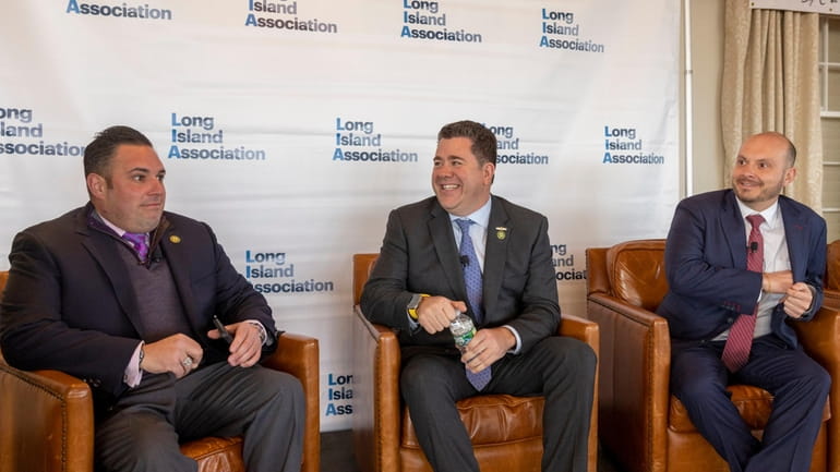 Long Island GOP congressmen Anthony D'Esposito, Nick LaLota and Andrew Garbarino...