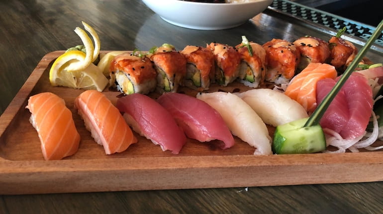 Sushi and sashimi at Bamboo, a revived Asian fusion restaurant in...