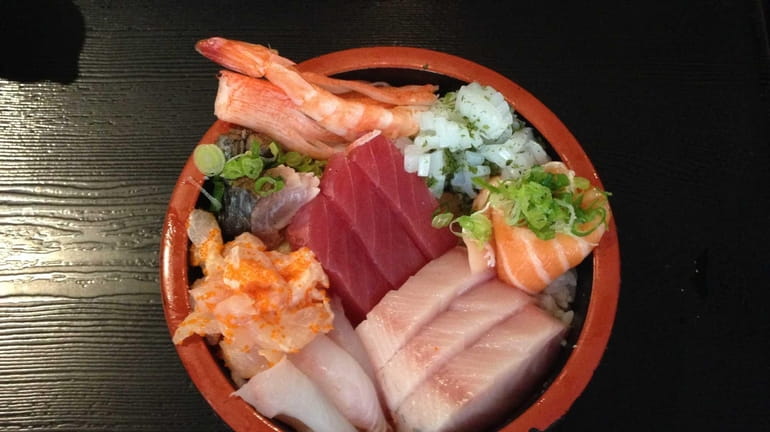 Chirashi is one of the classic sushi entrees at Taiko...