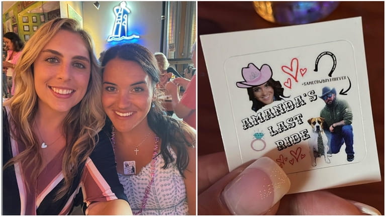 Brittany Lovisi celebrated her friends Amanda Horan's bachelorette party in...