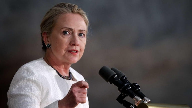Former Secretary of State Hillary Clinton will speak on Long...