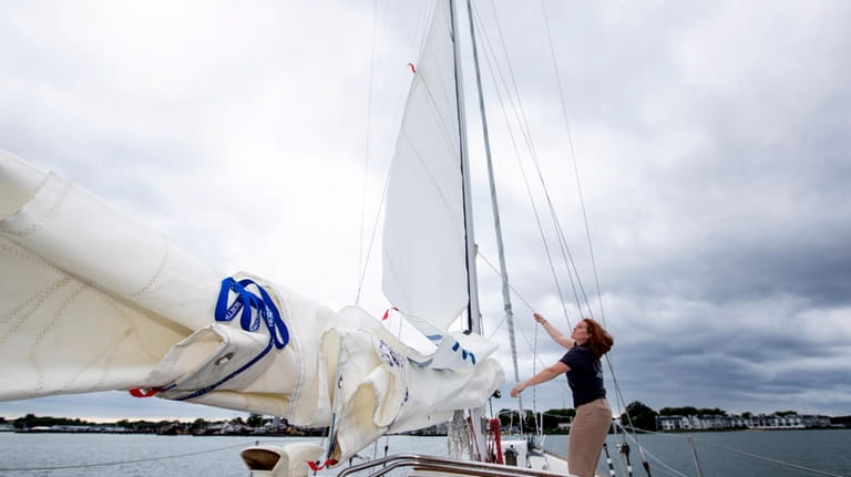 Travel aboard the sailboat Layla, of Layla Sailing in Greenport.