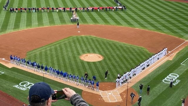 The field at Yankee Stadium on April 5, 2024. 