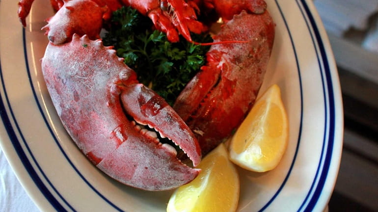 Steamed lobster is one of the many seafood offerings at...