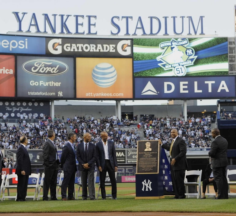 Yankees retire Bernie Williams' No. 51, his plaque unveiled in Monument  Park - Newsday
