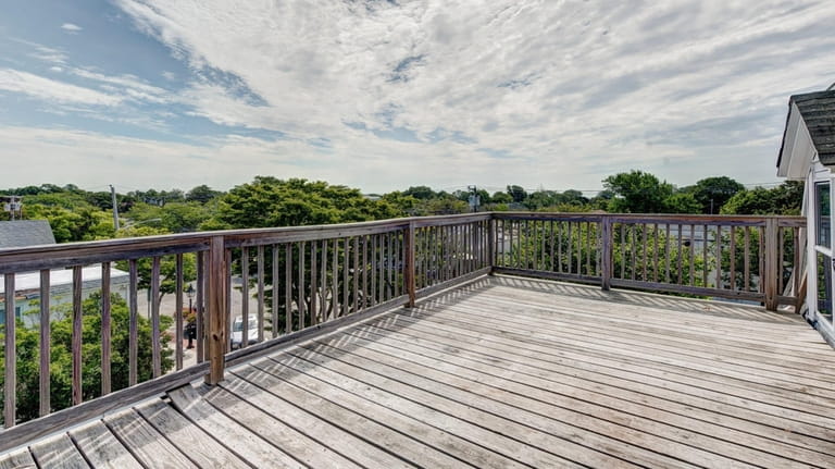 This two-bedroom condo is in the heart of Westhampton Beach.