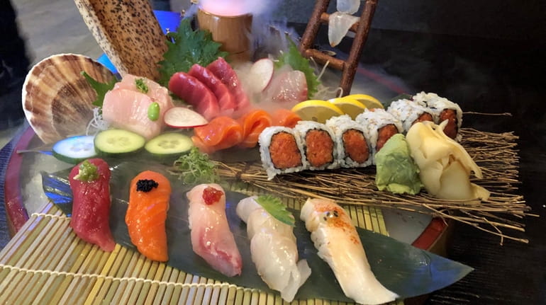 The sushi and sashimi combo at Umami, a new Japanese...