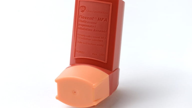 The Flovent inhaler, a popular treatment for asthma.