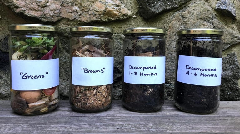 Claire Treves Brezel, of Transition Town, uses these jars of...
