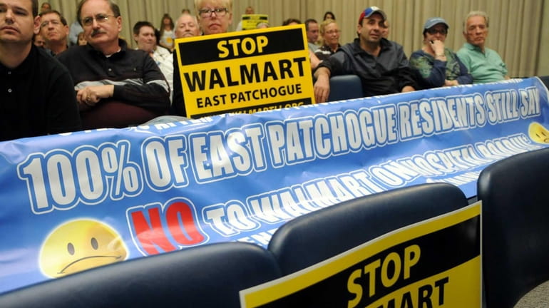 More than 200 East Patchogue residents turned out to Brookhaven's...