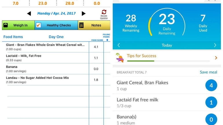 If you're dieting, the iTrackBites app helps you keep track...