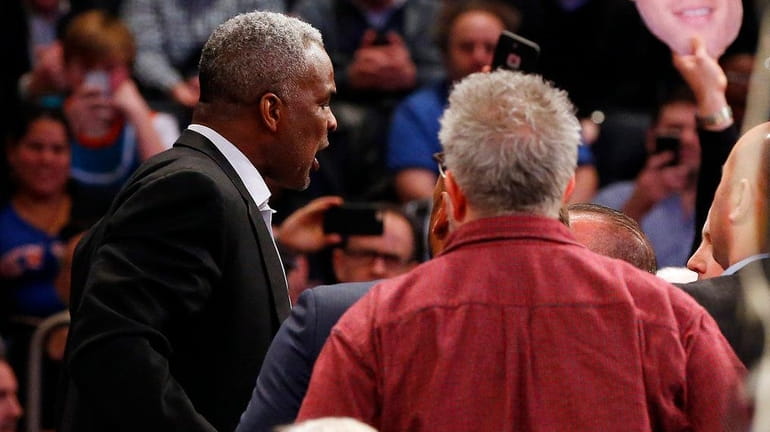 Charles Oakley's ejection from Madison Square Garden was directed by James  Dolan, attorneys say - Newsday