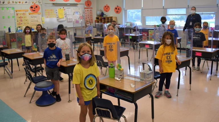 Cutchogue East Elementary School students have been demonstrating their school...