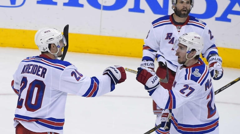 Rangers' struggling power play scores first goal in odd fashion - Newsday