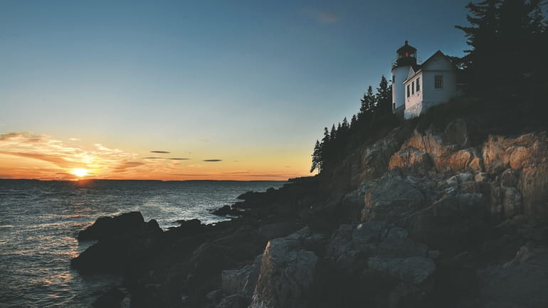 Bass Harbor Head Lighthouse in Acadia National Park in Maine.