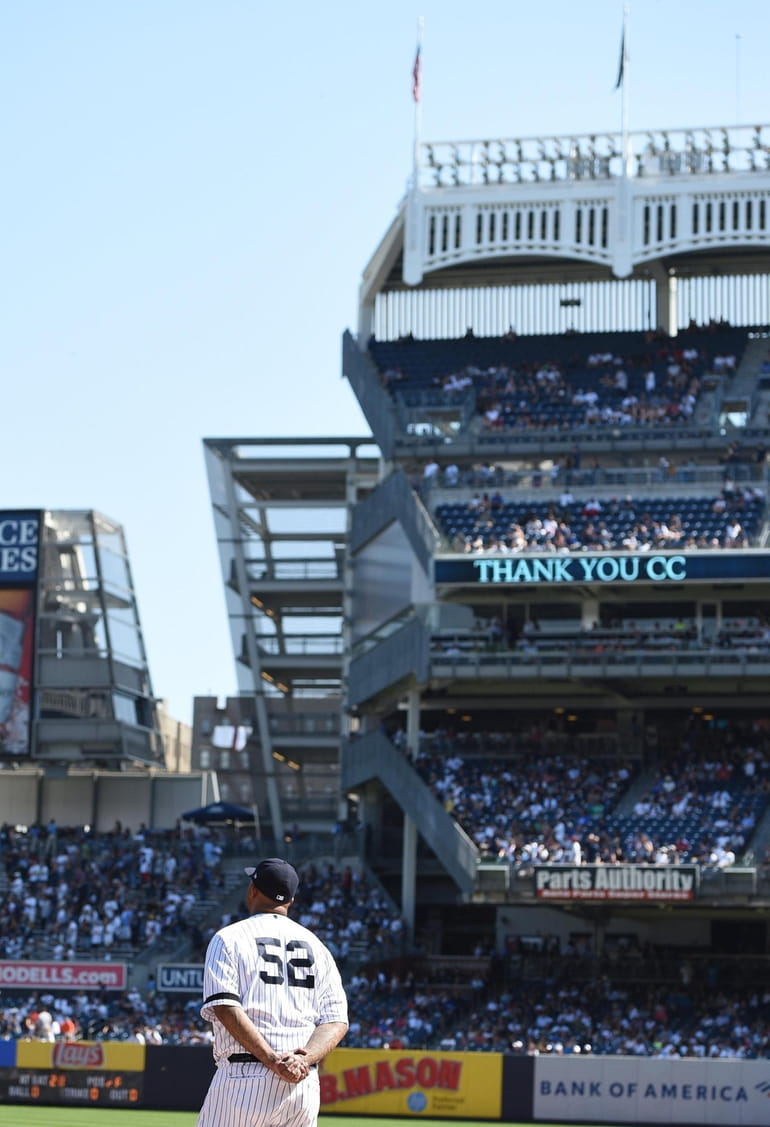 Yankees honor CC Sabathia before final home game - Newsday