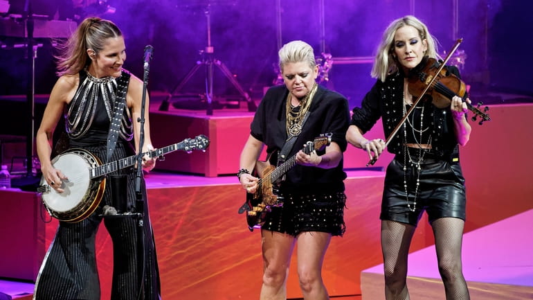Emily Strayer, from left, Natalie Maines, and Martie Maguire, of...