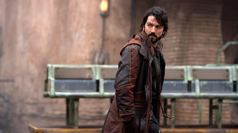 This image released by Lucasfilm Ltd. shows Diego Luna as...