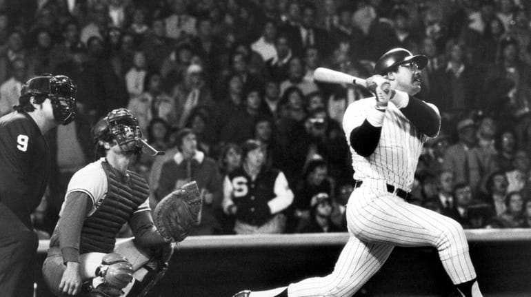 Oct. 18, 1977: Reggie Jackson hits three homers in World Series clincher to  become 'Mr. October' - Newsday