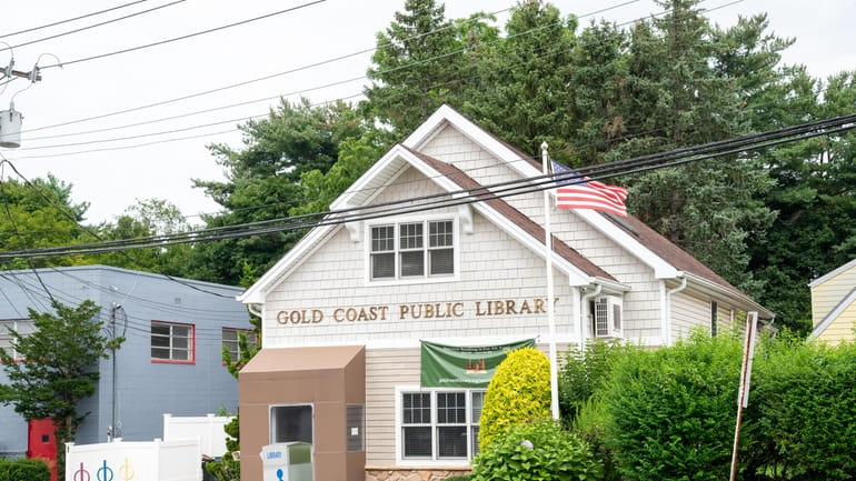 Glen Head's Gold Coast Public Library, shown on Monday.