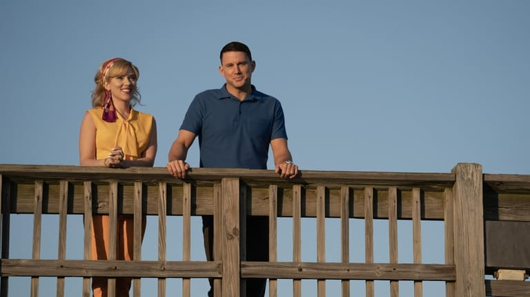 Scarlett Johansson and Channing Tatum in Sony Pictures' "Fly Me to the...