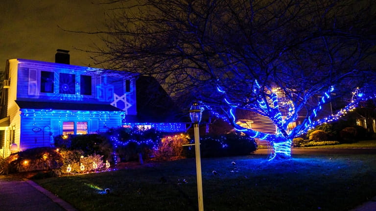 Ronni and Shlomo Mordechai decorated their Levittown home in celebration...