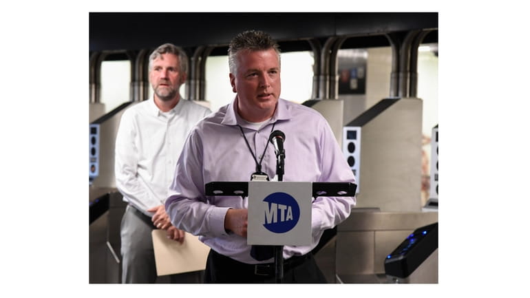 Robert Free, as an MTA official, provides an update on...