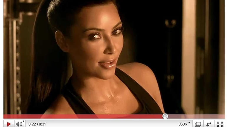 Celebrity Kim Kardashian endorsed the Skechers Shape Up shoe in...